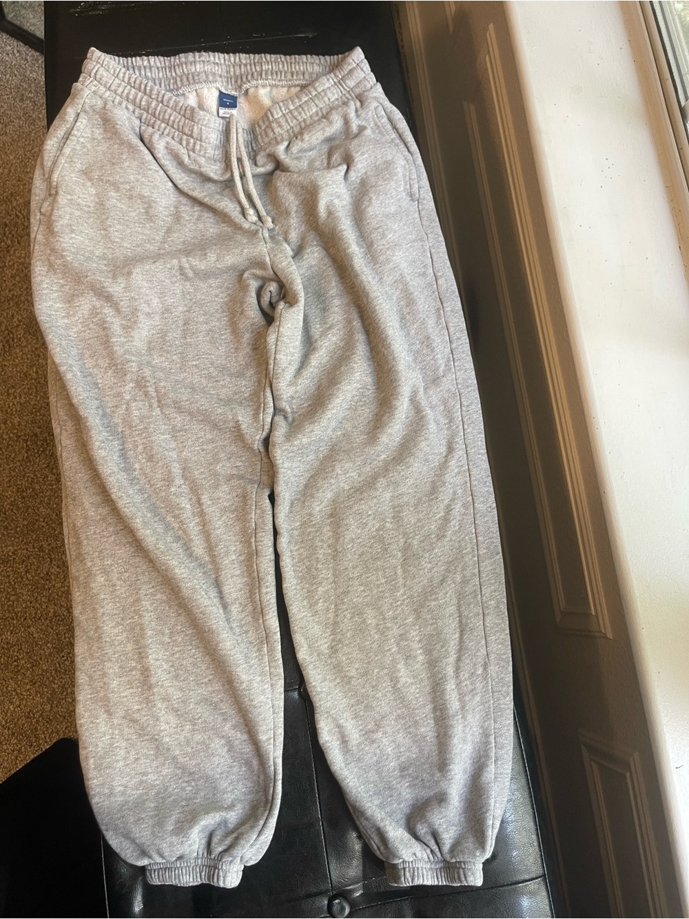 Old Navy Gray Drawstring Jogger Sweatpants